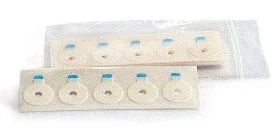 3-4” Double-Sided Adhesive Collars – 100 Per Bag